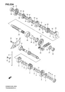 SV650 Трансмиссия