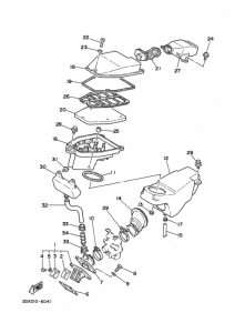 YSR80 Brktthermistor