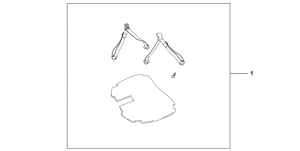 XL700V (ABS) Kit mat and strap