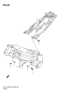 GSX-R1000 Frame comp