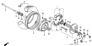 CH125 Transom + tube