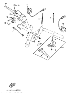 YE50 Handle switch. lever
