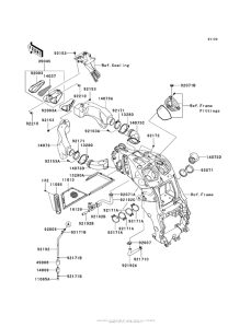 ZX1400 Воздушный фильтр
