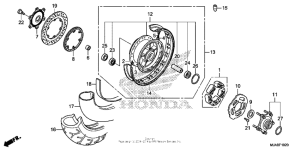 VT750CS (ABS) Заднее колесо 2
