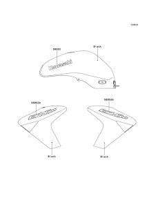ER650 Decals(black)(a7f)