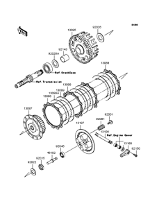 BJ250 Сцепление