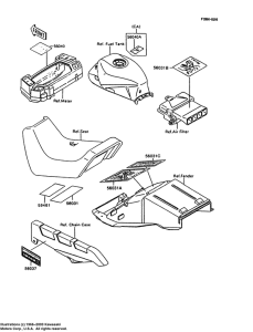 ZX600 Наклейки