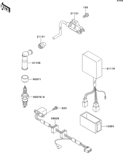 KL650 Система зажигания