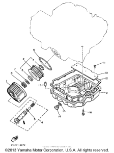 XJ900RK Маслянный фильтр