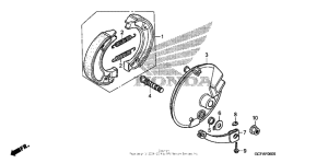 CRF70F Передний тормоз