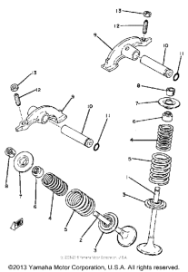 SR250G Клапана