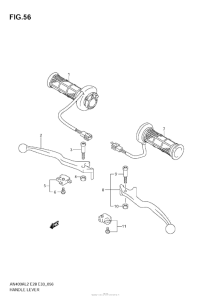 AN400 (ABS) Handle Lever (An400Za L2 E28)