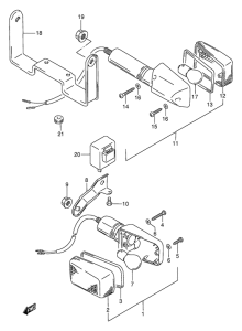 DR650 Поворотники