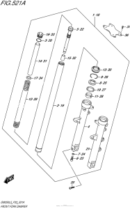 GW250 Передняя вилка