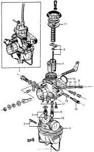 CL72 Right carburetor