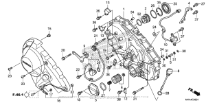NC700X (DCT) Right Crankcase Cover (2)