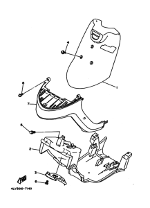 YJ50S Крыло переднее зеленое