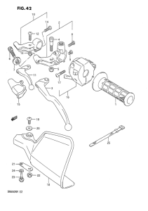 DR650 Left handle switch