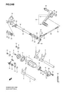 SV650 Переключение передач
