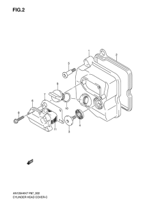 AN125 Крышка головки цилиндров