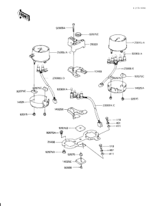 KZ1000 Спидометр