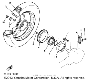 PW50N Переднее колесо
