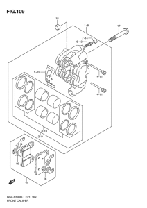 GSX-R1000 Передний суппорт