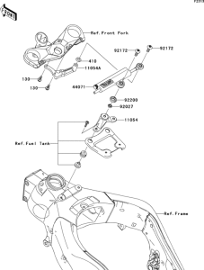 ZX1000 Демпфер рулевой