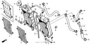CR125R Radiator 84