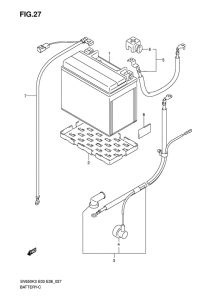 SV650 Аккумулятор