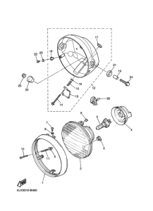 XJR1300 ヘツドライト
