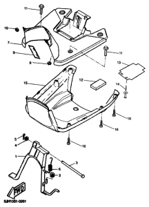 EW50 Stand. footrest