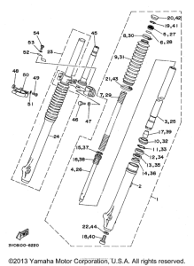 RT180K Передняя вилка
