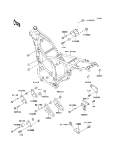  Рама ,крепежные детали