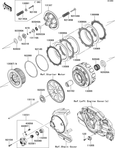 VN1700 Сцепление