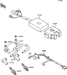 KR250 Система зажигания