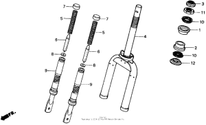 SB50P Передняя вилка