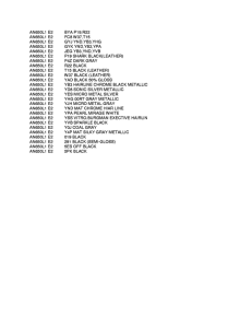 AN650 (ABS) Color chart