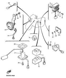 XJ900 Электрика 1