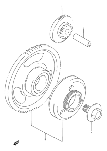 GSX750 Муфта стартера