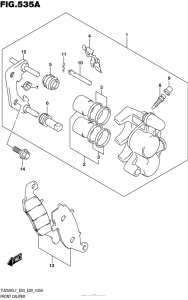 TU250 Передние тормоза