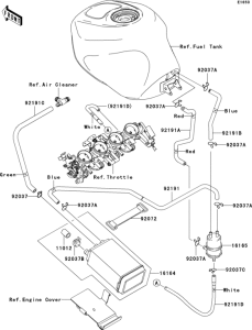 ZX600 Топливная система
