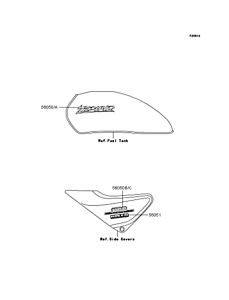ZR1100 Наклейки