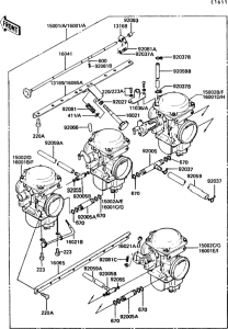 Z550 Carburetor(1 / 2)(z550-g1 / g2 / g3)