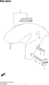 GSX-R1000 Front Fender (Gsx-R1000Al7 E33) (Ykv)