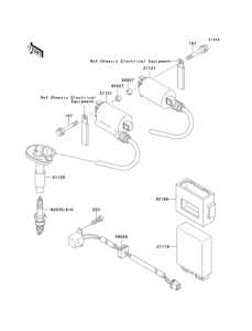 EX250 Система зажигания