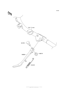 VN1700 Подножка