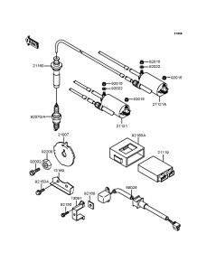 ZX900 Катушка зажигания