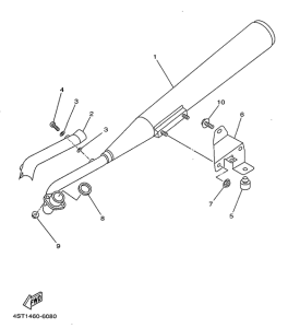 T105E Выхлопная система