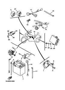 XV125 Equipo electrico
